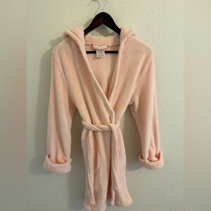 GAP Kids Fuzzy Robe - Sz 12 - Cameo Pink